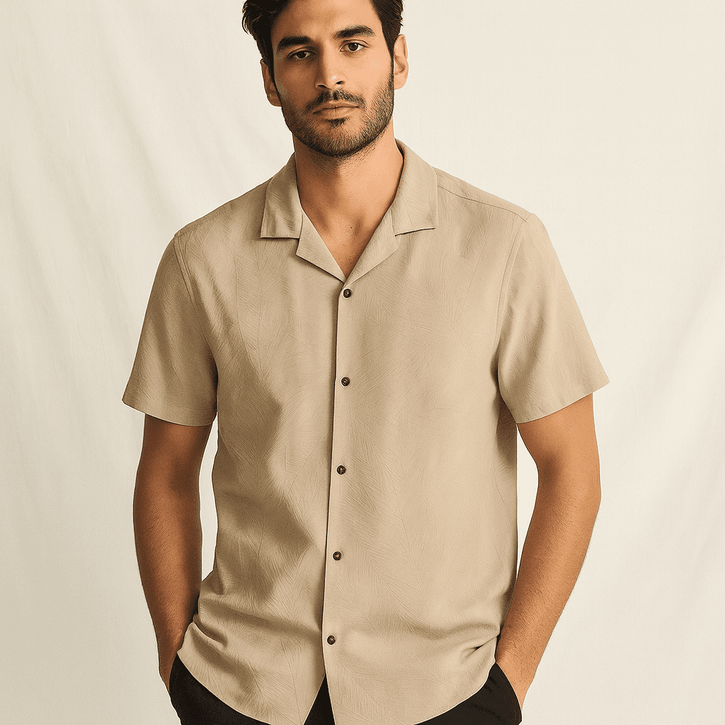 Textured Short Sleeve Shirt
