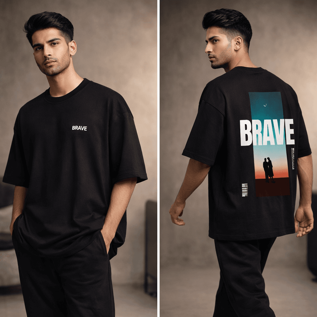 Brave Drop Shoulder T-Shirt