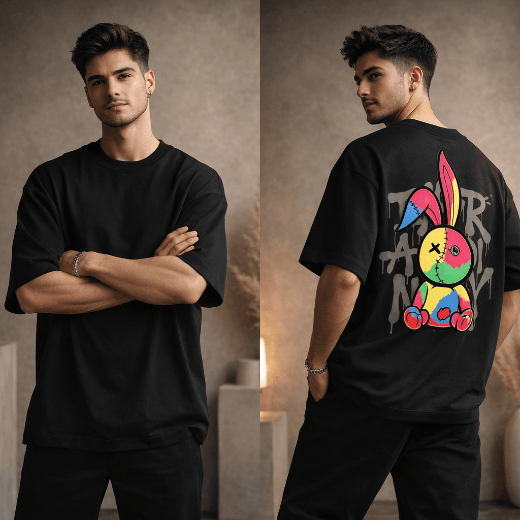 Bunny Drop Shoulder T-Shirt