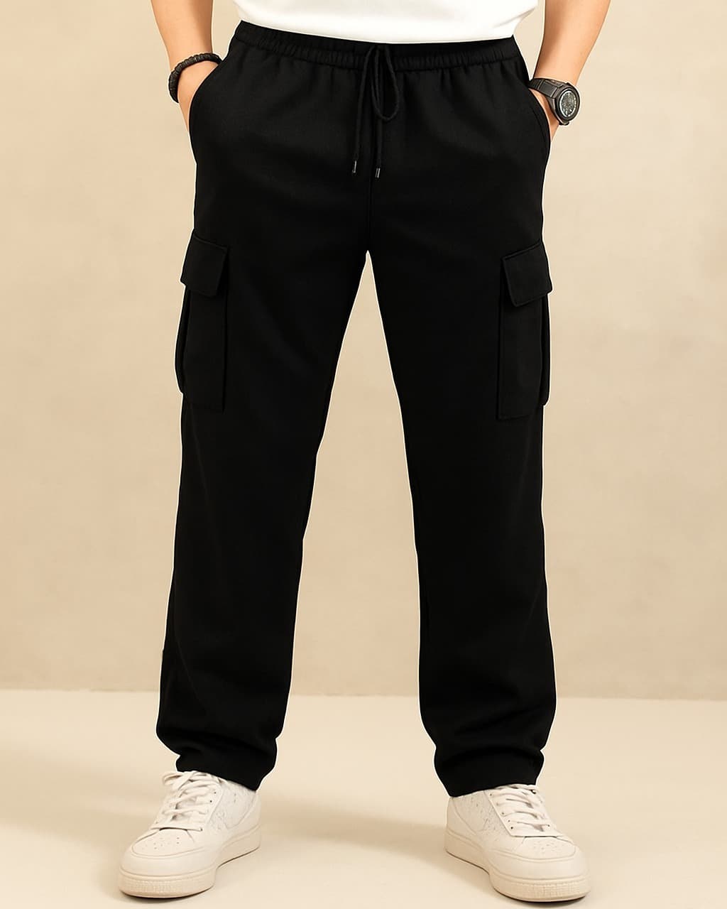 Cotton Baggy Cargo Trouser alternate view