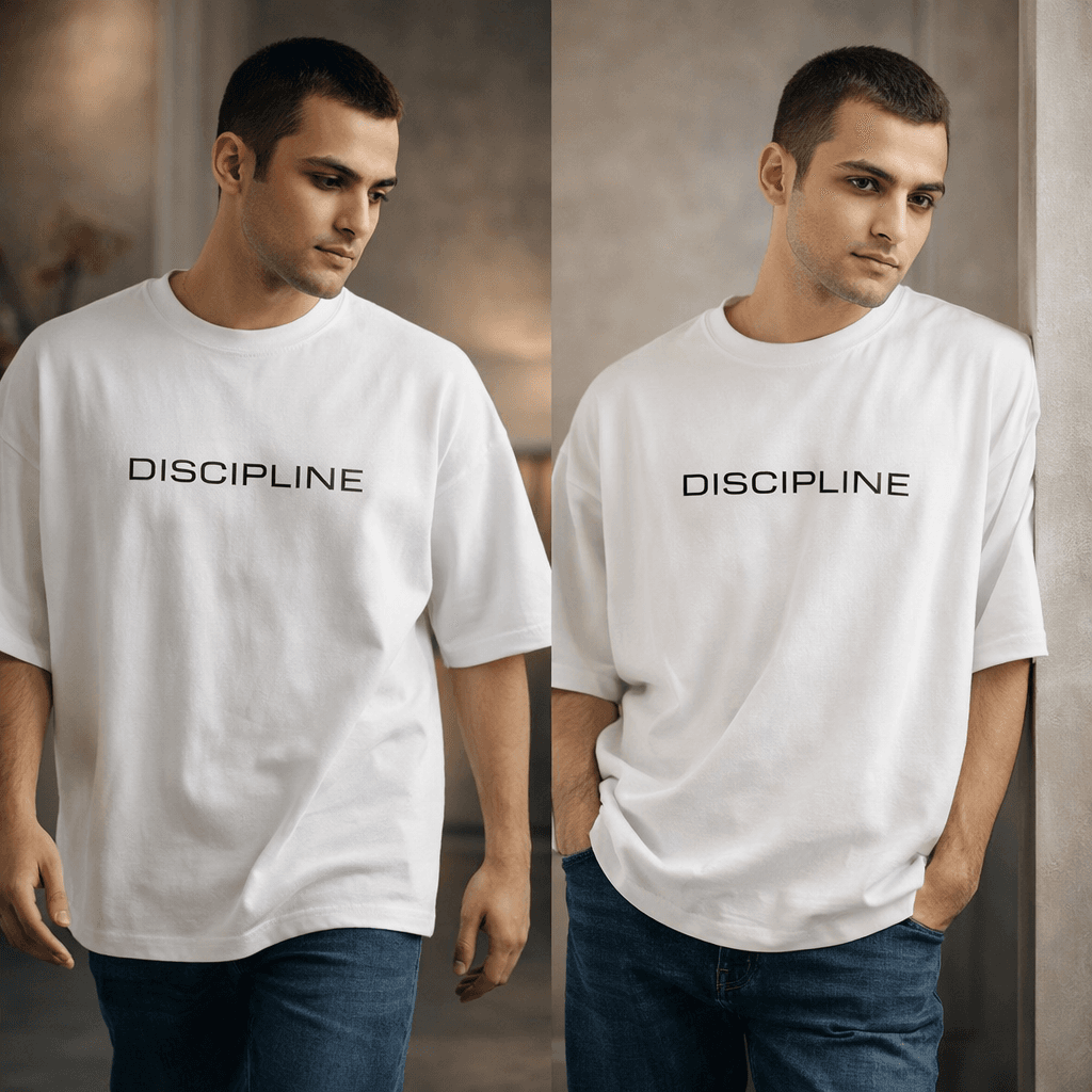 DISCIPLINE – Drop Shoulder T-Shirt alternate view