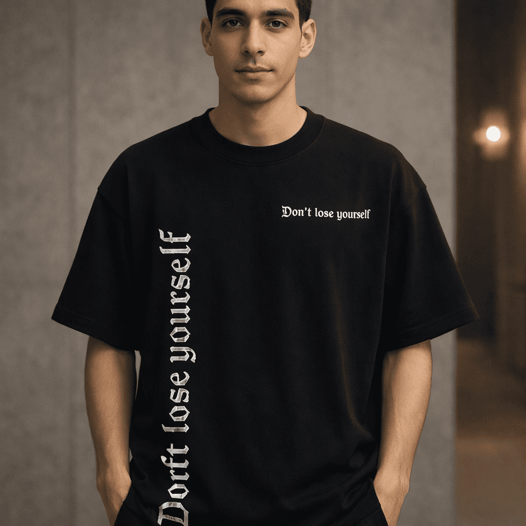 Don't Lose Your Self Drop Shoulder T-Shirt