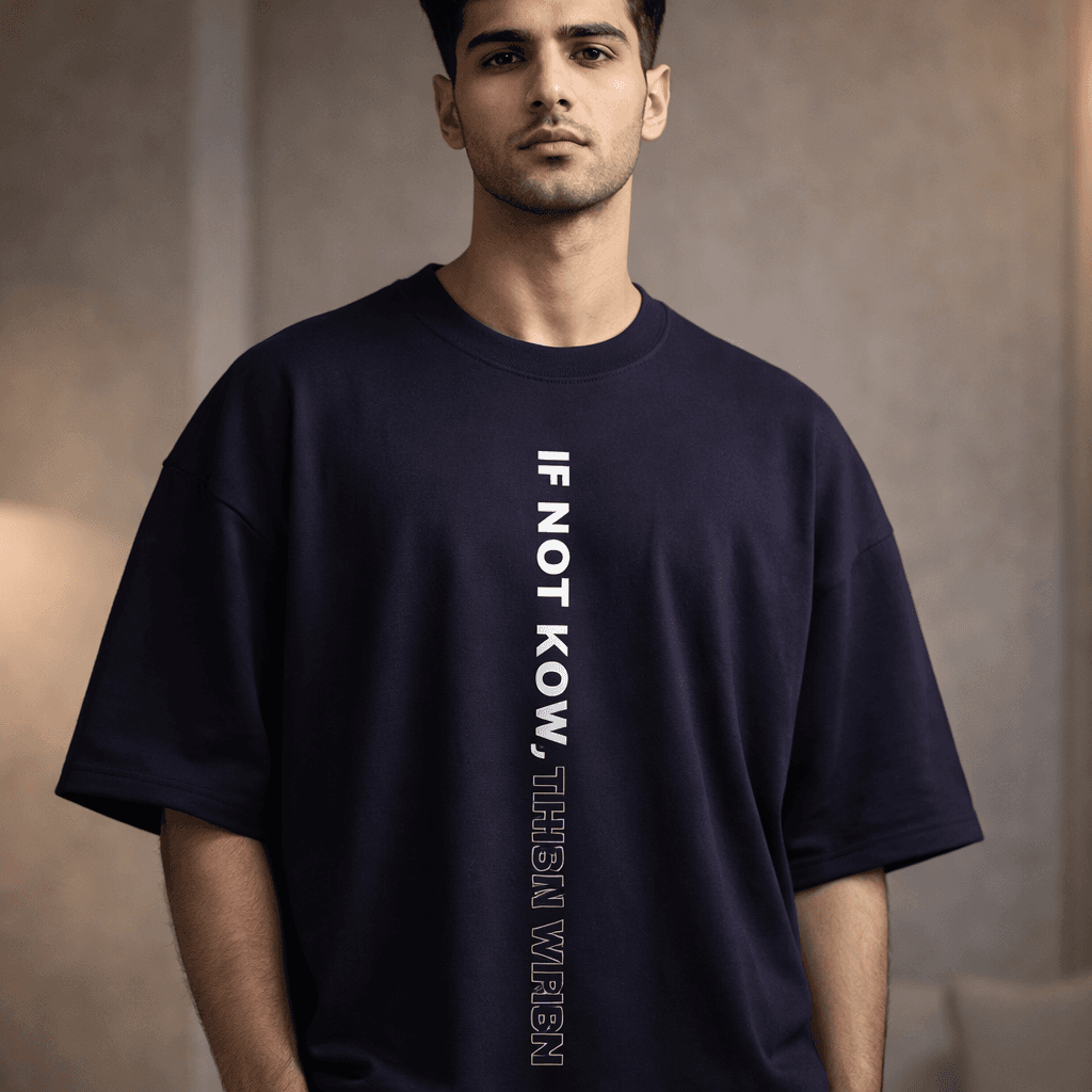 If Not Know Drop Shoulder T-Shirt