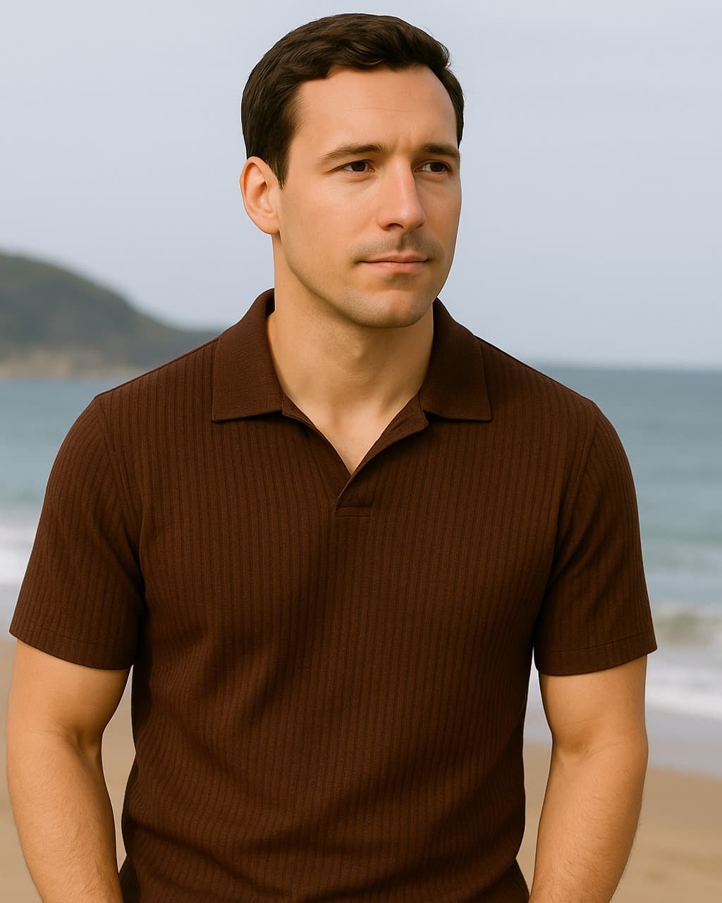 Knitted Polo T-Shirt alternate view