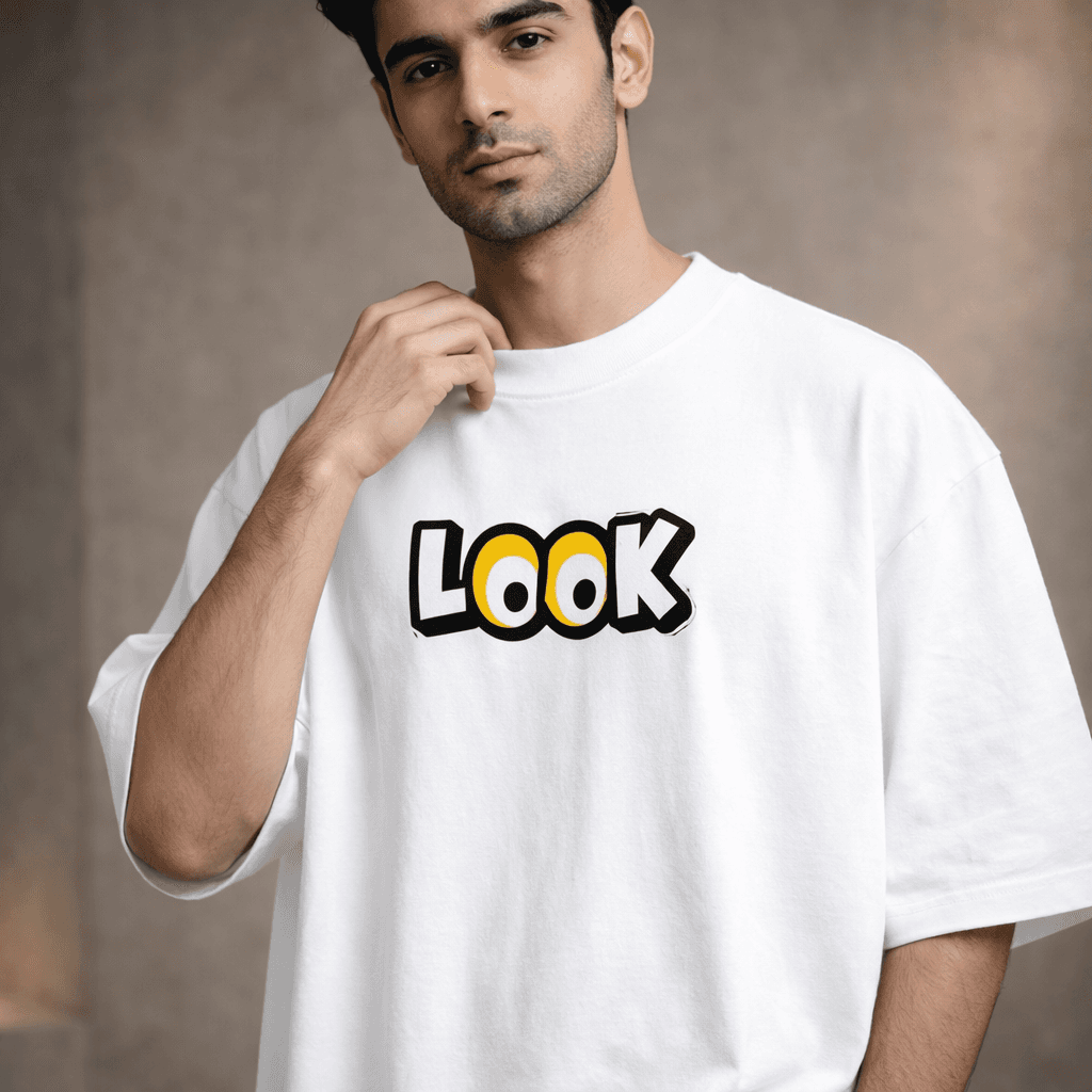 Look Drop Shoulder T-Shirt