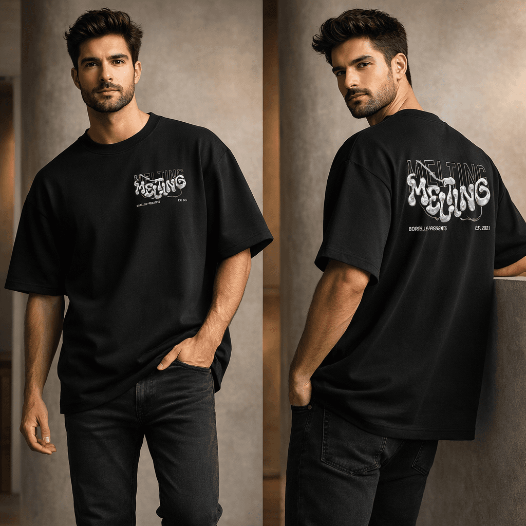 MELTING Drop Shoulder T-Shirt