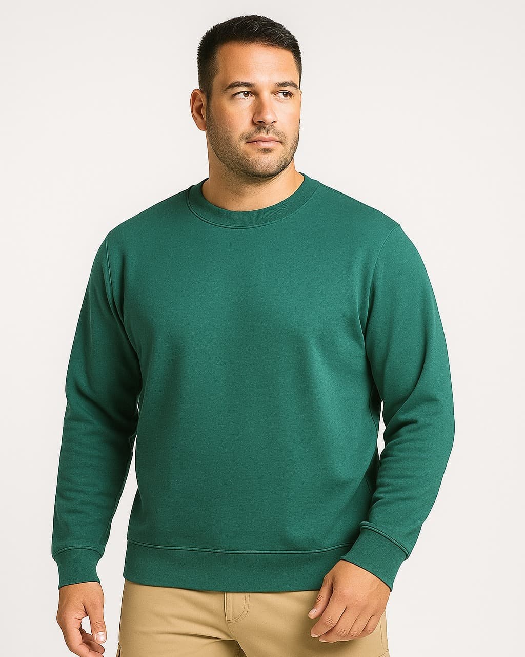 Mens Sea Green Premium Sweatshirt