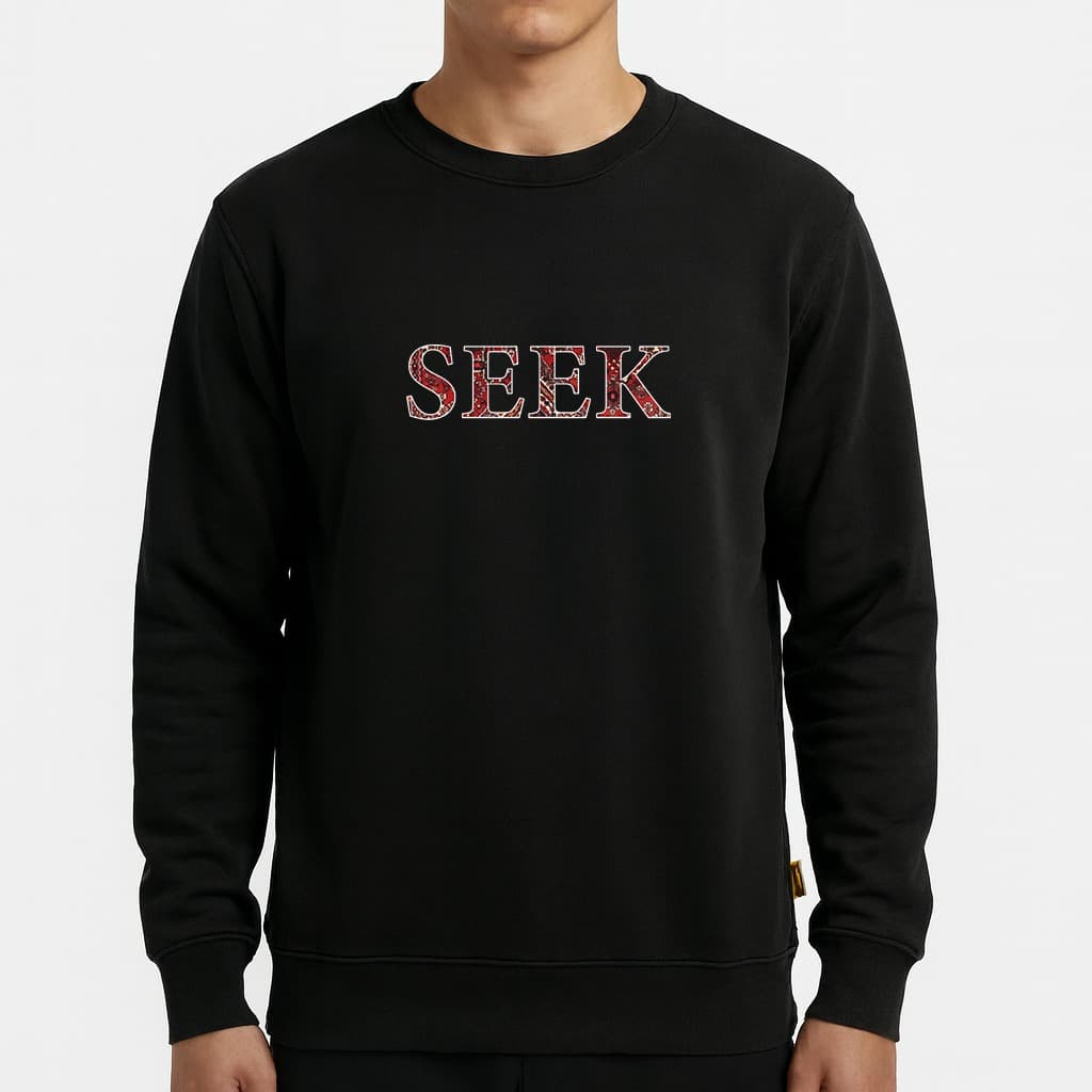 Seek Graphic Print Sweat Shirt