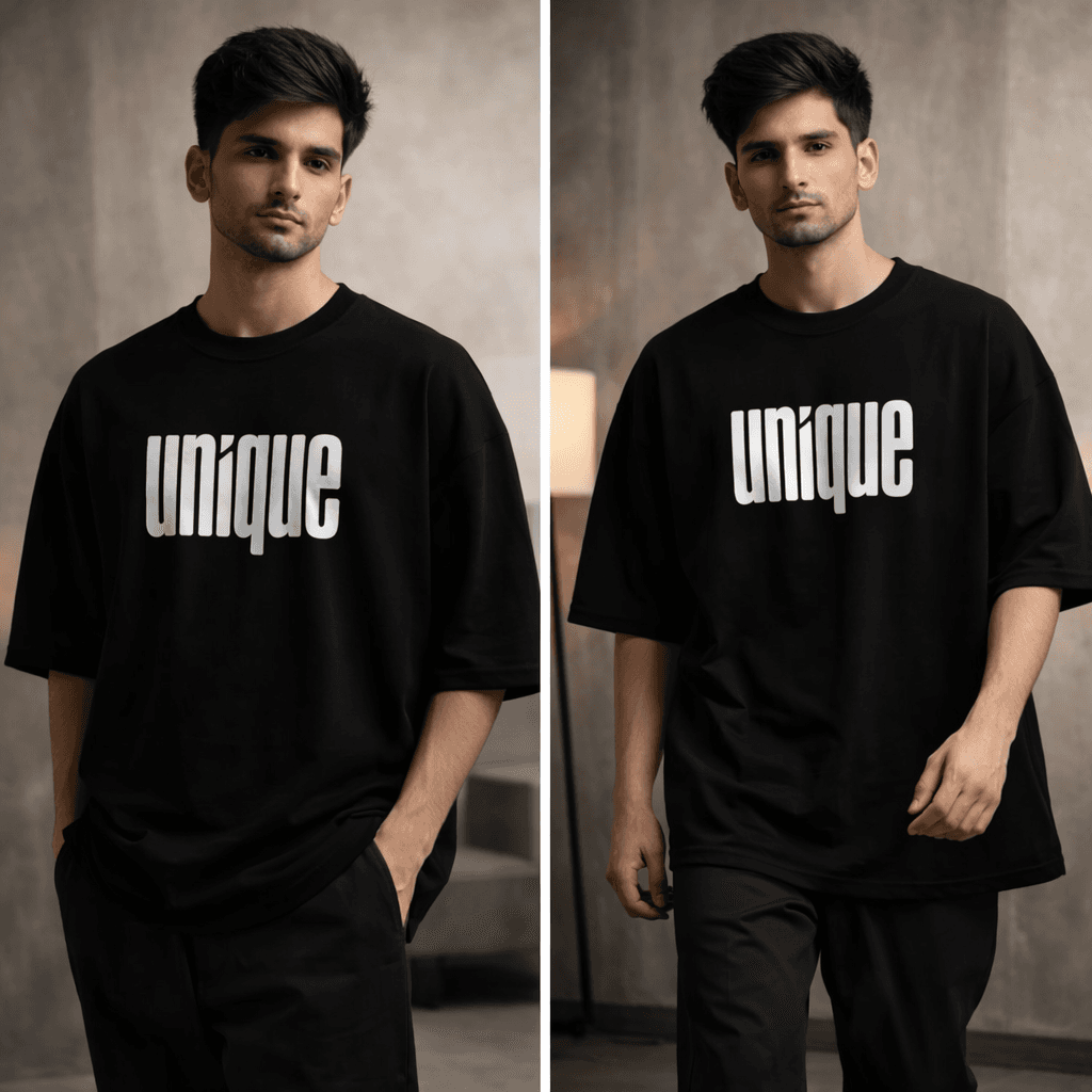 Unique Drop Shoulder T-Shirt