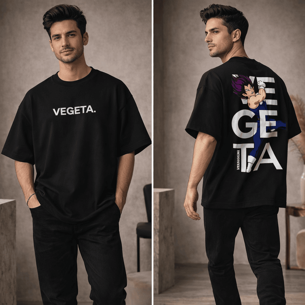 Vegeta Drop Shoulder Tee alternate view