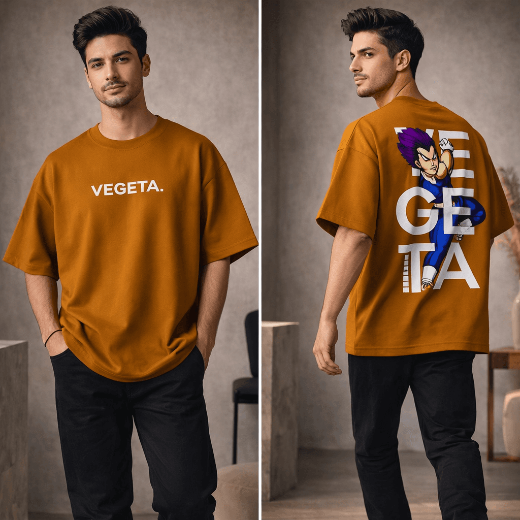 Vegeta Drop Shoulder Tee