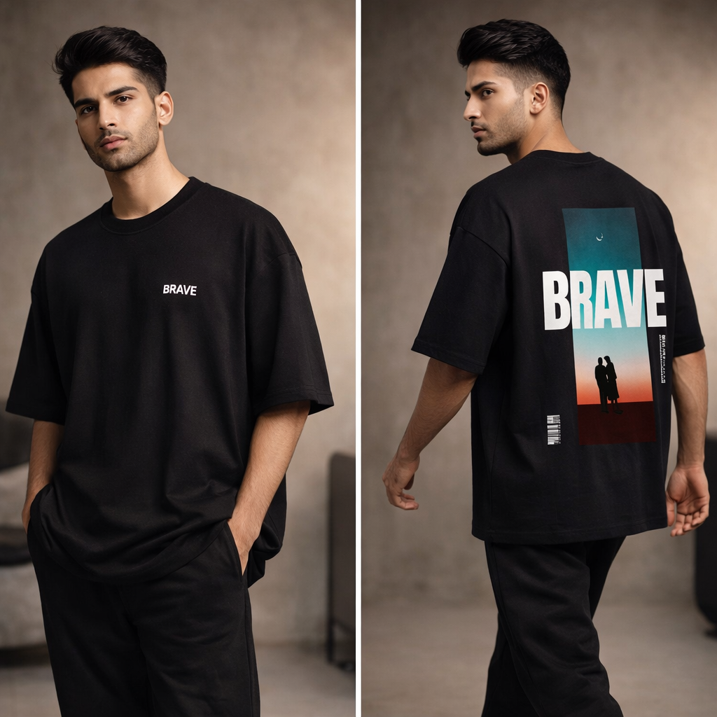 Brave Drop Shoulder T-Shirt