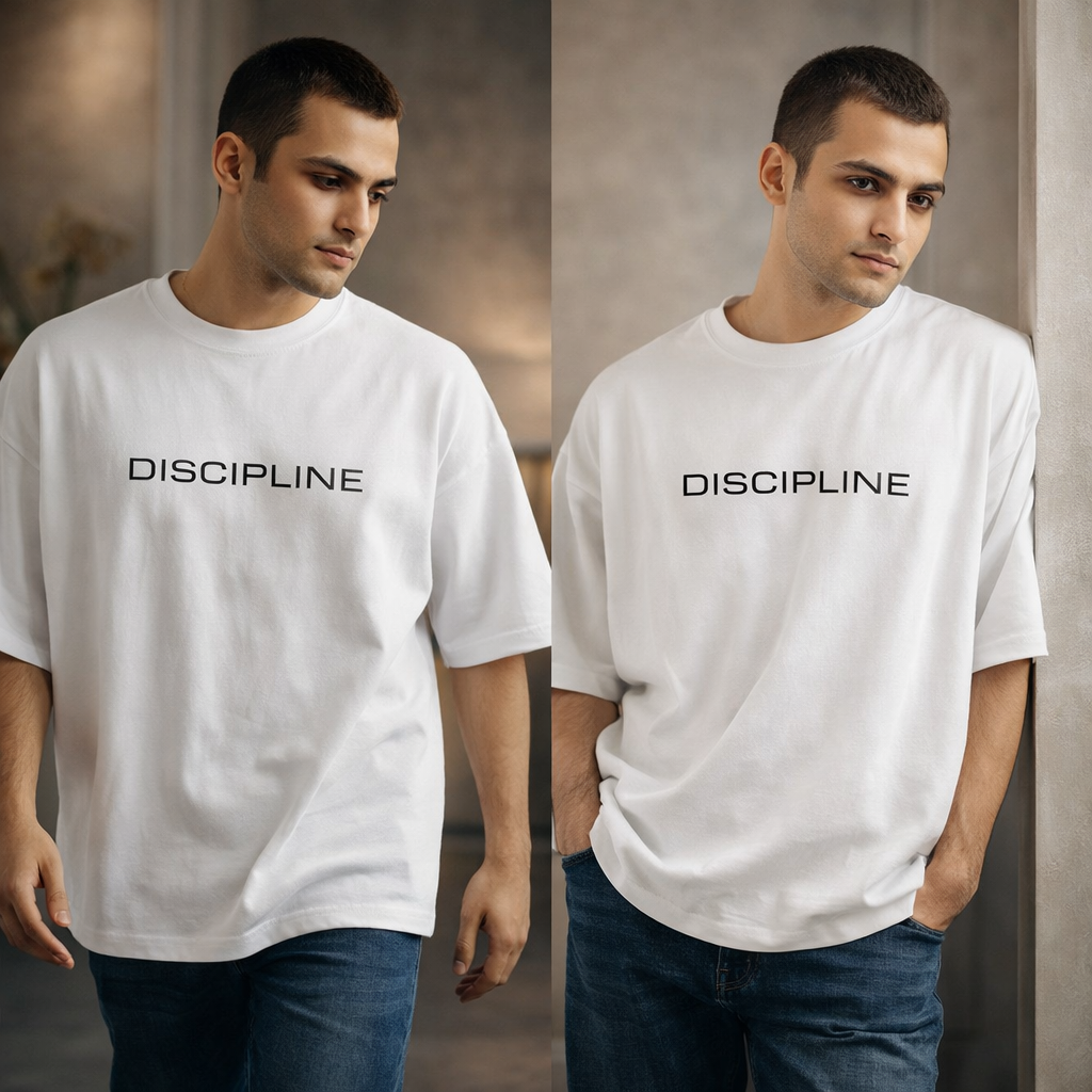 DISCIPLINE – Drop Shoulder T-Shirt alternate view
