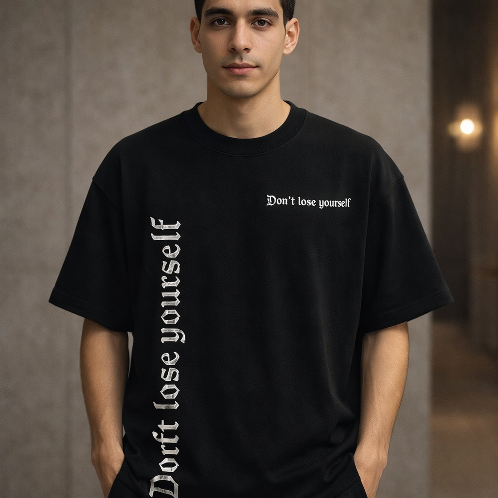 Don't Lose Your Self Drop Shoulder T-Shirt