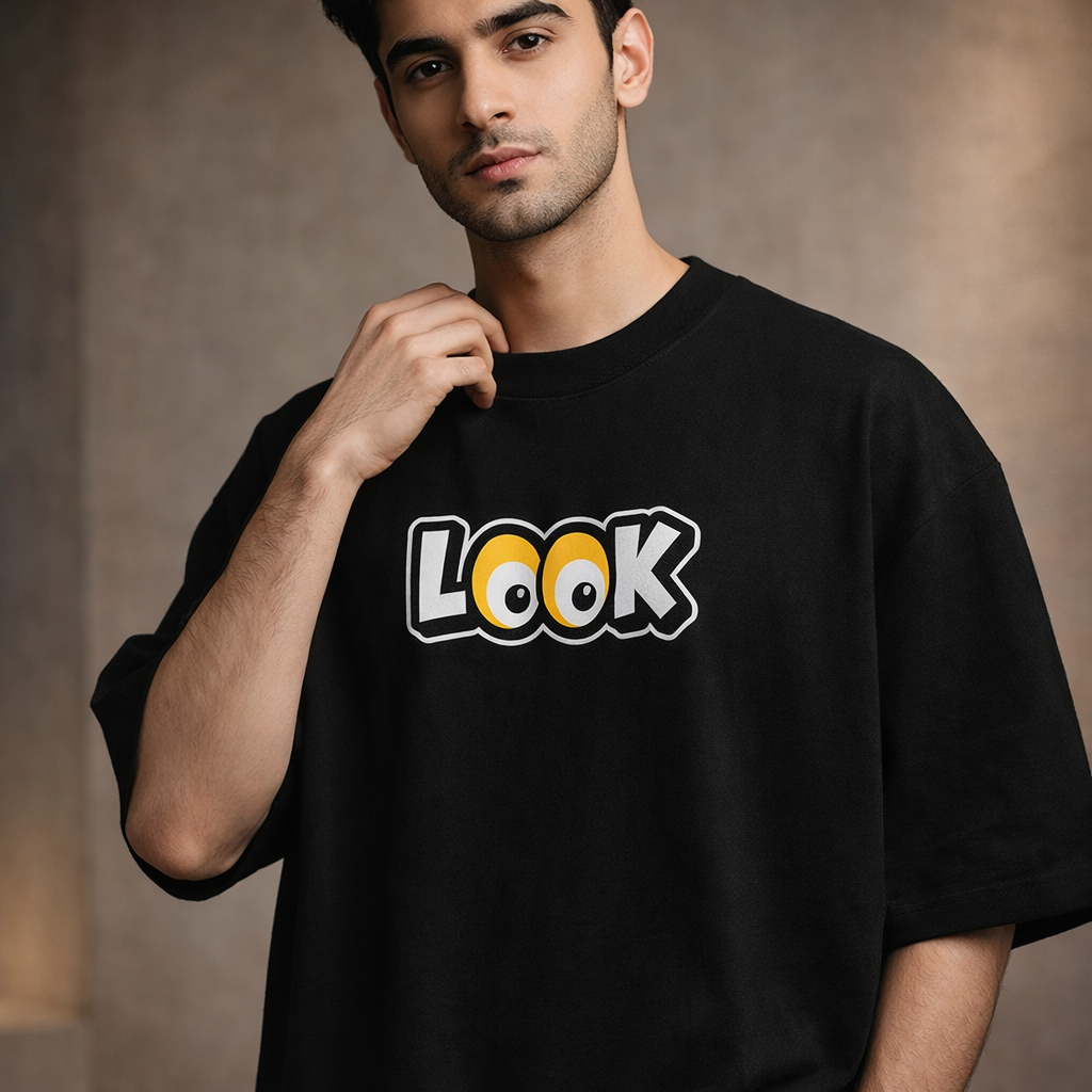 Look Drop Shoulder T-Shirt alternate view