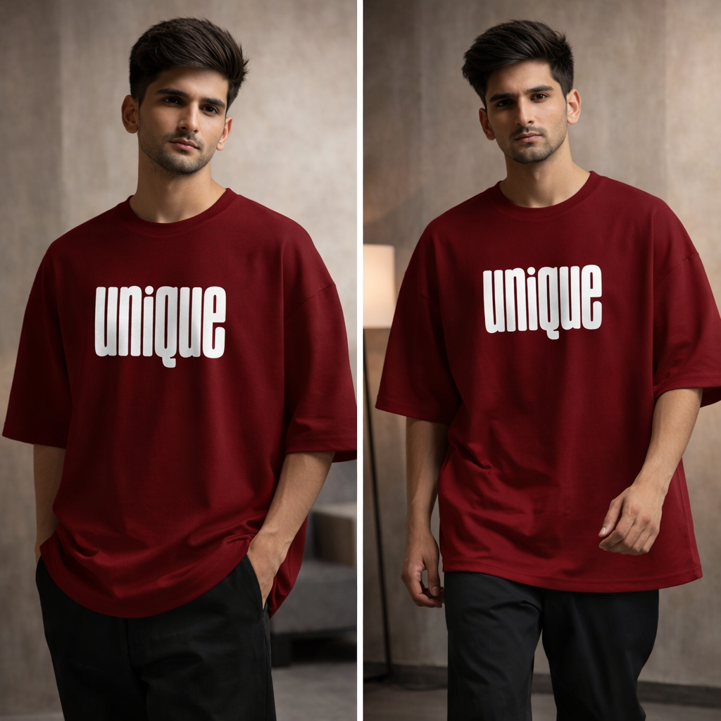 Unique Drop Shoulder T-Shirt alternate view